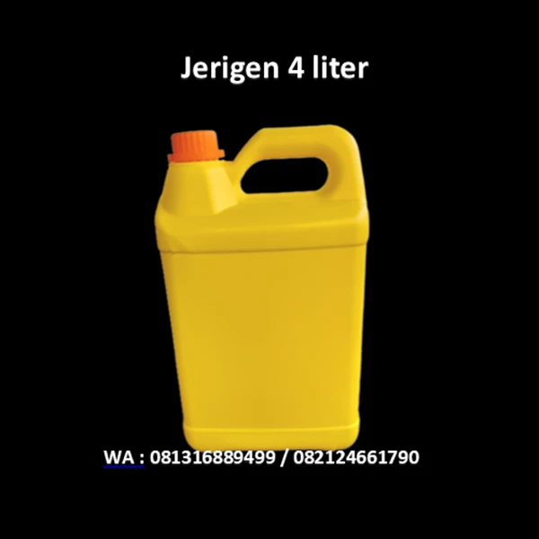 4 Liter Plastic Jerry Cans