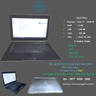 DELL Laptop  Proccsor Core i7-2620M RAM 8 GB  SDD 128 GB HDD 250 GB VGA INTEL HD 300 ( second ) 1