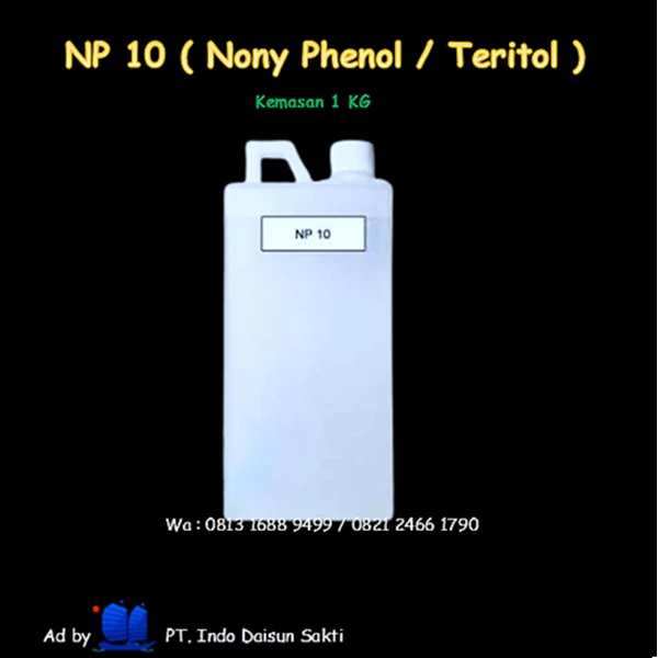 NP 10 ( NONY PHENOL 10 ) or TERGITOL  