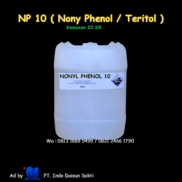 NP 10 ( NONY PHENOL 10 ) atau TERGITOL