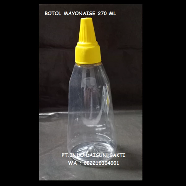 270 ml MAYONAISE BOTTLE  PLASTIC
