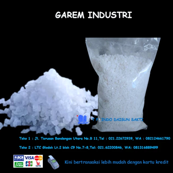 INDUSTRIAL SALT 50 kg ( pwoder and crystal )