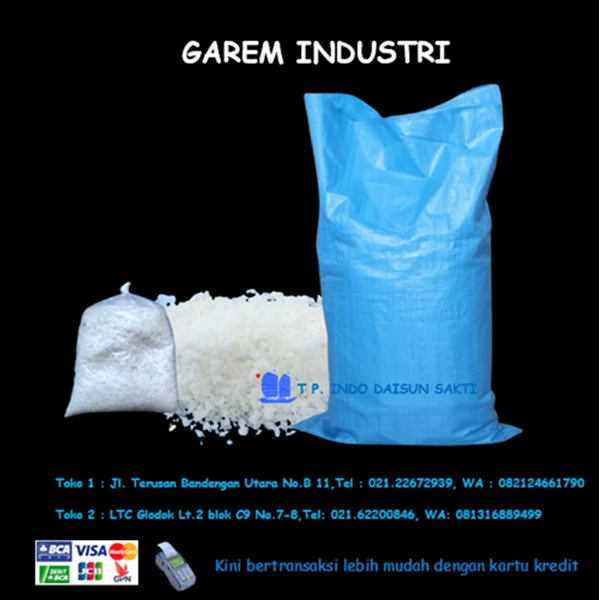 INDUSTRIAL SALT 50 kg ( pwoder and crystal )