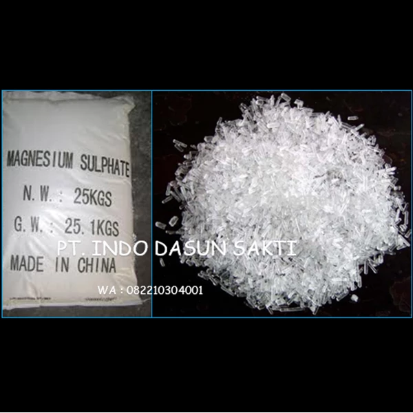 Bahan Kimia Magnesium Sulfate  25 kg China
