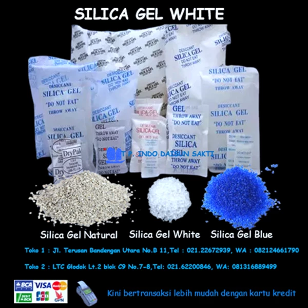 Silica gel white sachet 0.5 gram