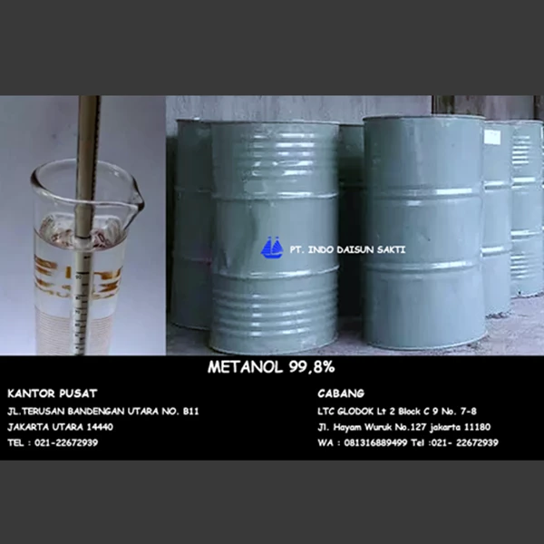 Metanol atau  Spirtus 99.8 %