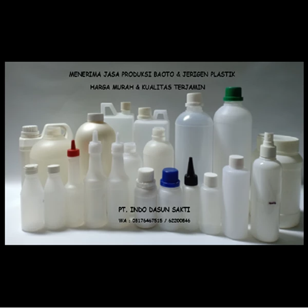 ACCEPT SERVICE OF BOTTLE PRODUCTION and PLASTIC  JERRY CANS