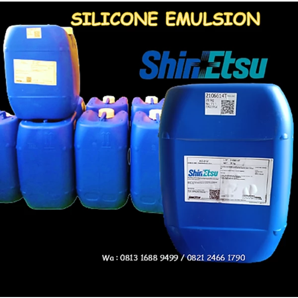 SILICONE EMULSION merk SHINETSU ( Jepang )   