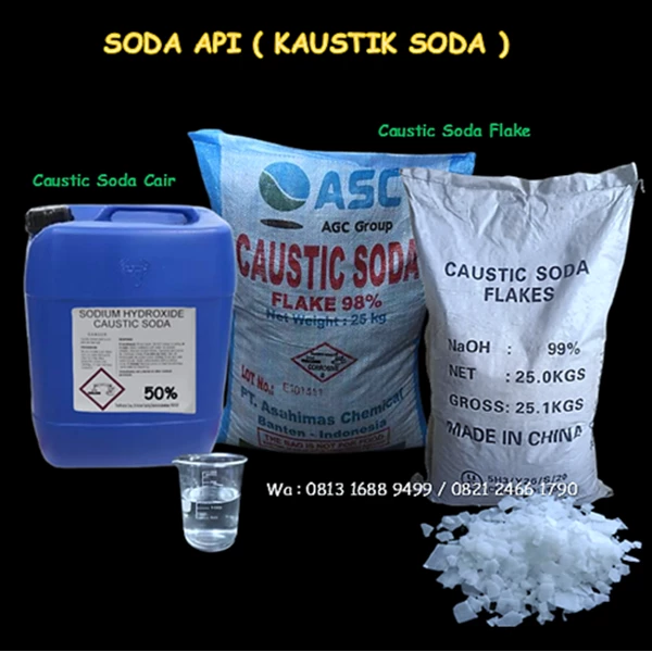 CAUSTIC SODA ( Sodium Hydroxide ) 98 % ASAHI brand