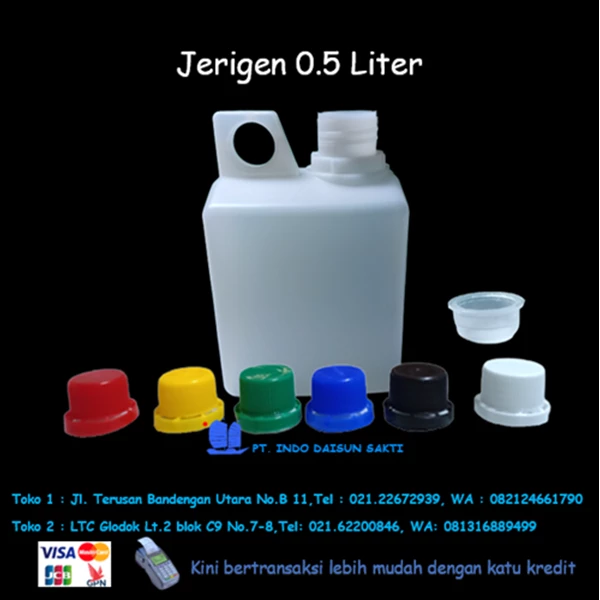 JERRY CANS 0.5 LITERS