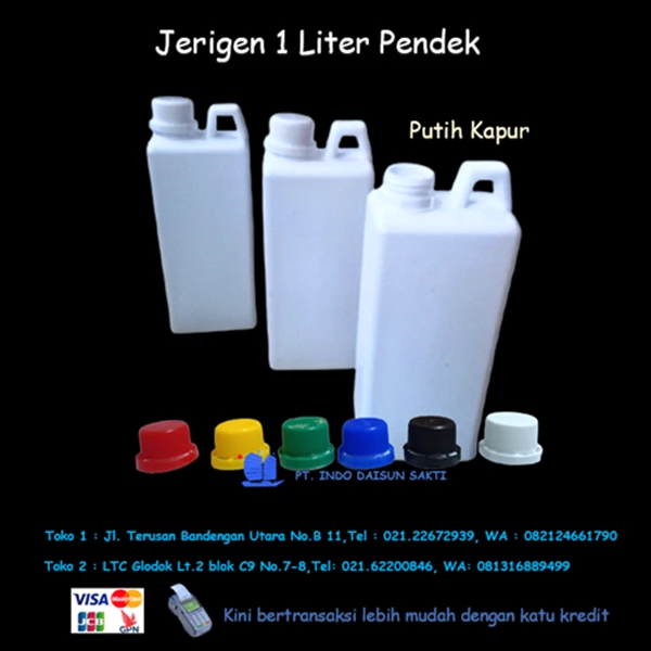 JERRY CANS 1 LITERS WITH SEGEL COVER