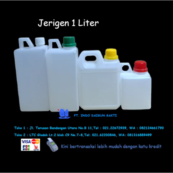 JERRY CANS 1 LITERS SHORT