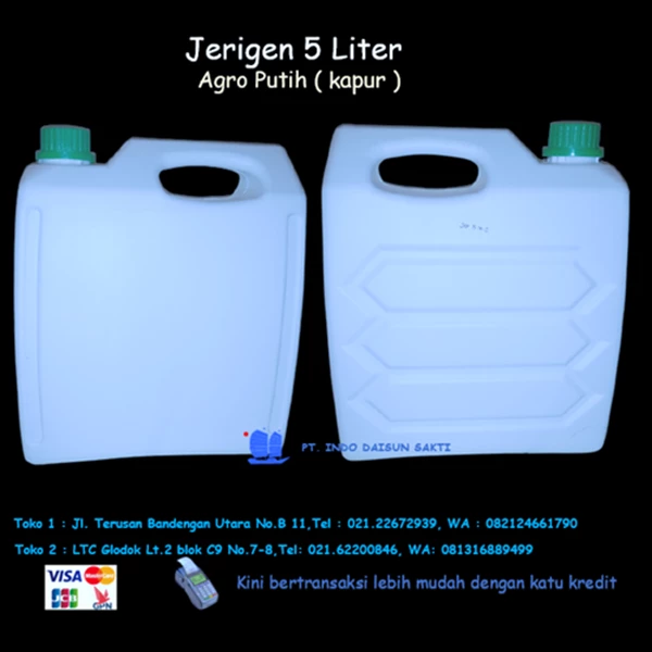 1 LITERS AGRO JERRY CANS