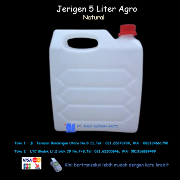 1 LITERS AGRO JERRY CANS