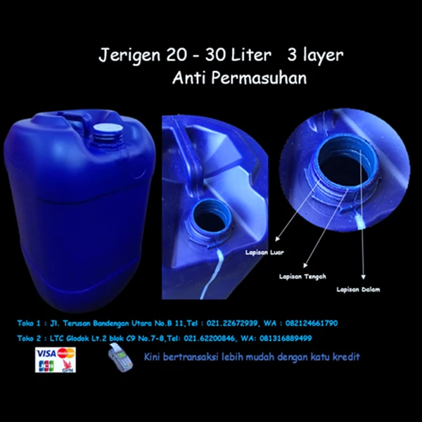 25 - 30 LITERS JERRY CANS 3 Layer