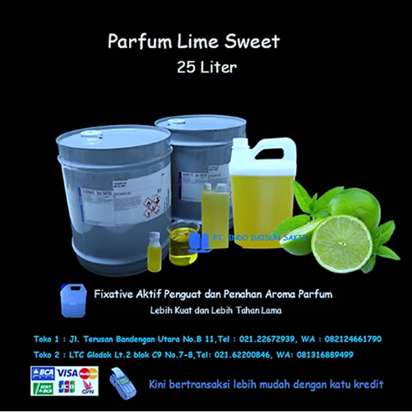 PARFUM LIME SWEET ( aroma Jeruk Nipis )