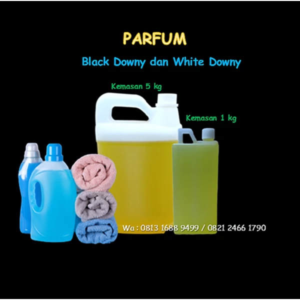  BLACK DOWNY and WHITE DOWNY Perfume ( Jerry Can  ) 