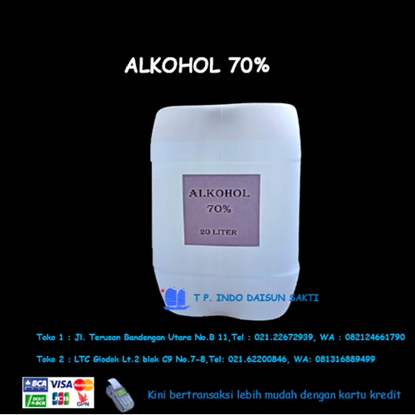 ALCOHOL 70 % 1 liter - 1000 liter