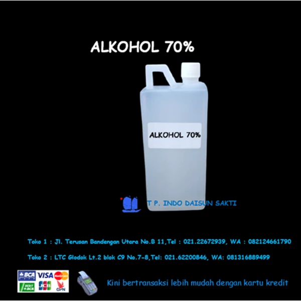 ALCOHOL 70 % 1 liter - 1000 liter