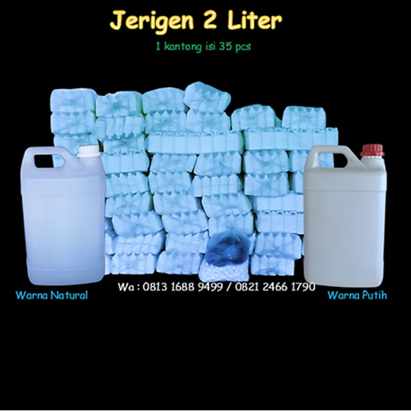 2000 ml  Jerry cans ( 2 Liter Jerry cans)