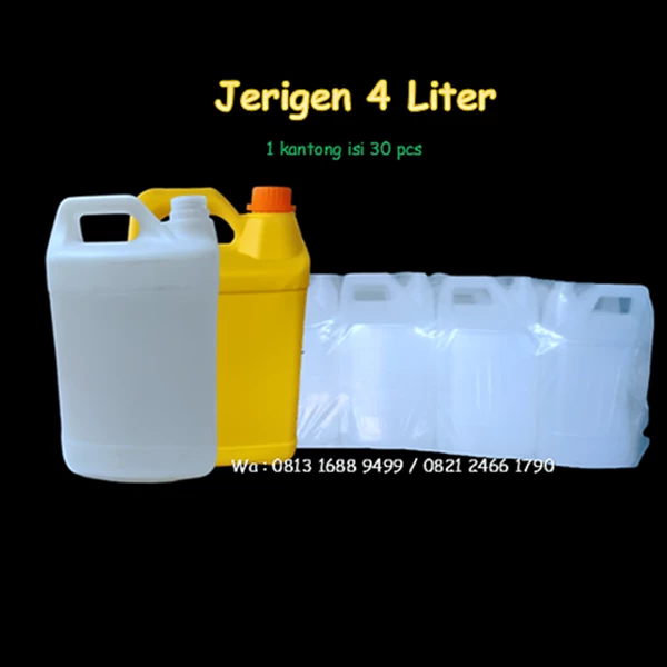 Jerigen 4 liter ( Jerigen 4000 ml )
