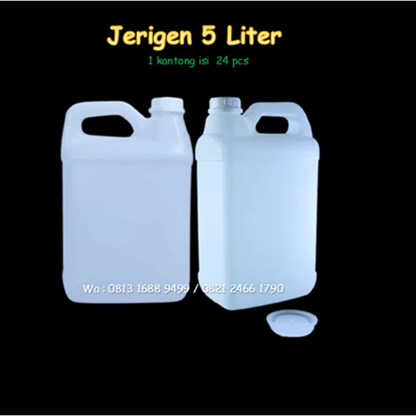  Jerigen 5 Liter ( Jerigen 5000 ml )  