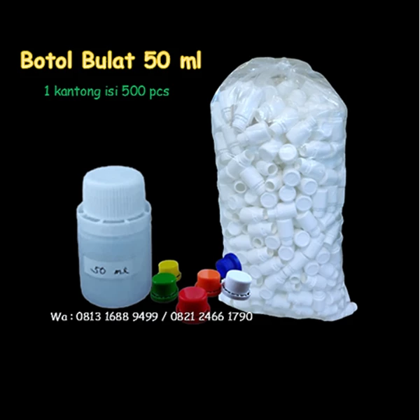 50 ml  ROUND Bottle (  50 ml LABOR / 50 ml AGRO ) 