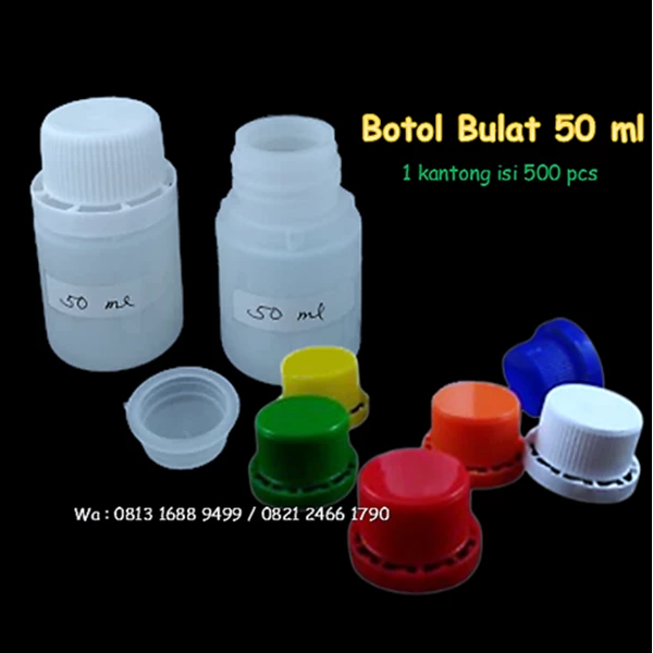 50 ml  ROUND Bottle (  50 ml LABOR / 50 ml AGRO ) 