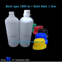 Botol Agro 1 liter ( Botol Bulat 1 liter ) 