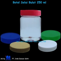 Topes Selai Bulat 250 ml ( Botol selai 250 ml )  