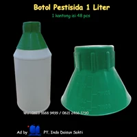 Botol PESTISIDA 1 liter ( tutup CORONG )  