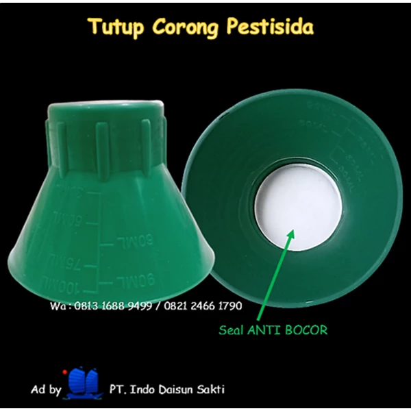 Botol PESTISIDA 1 liter ( tutup CORONG )  