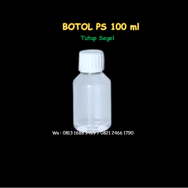 100 ml PS Bottle with Cap Seal